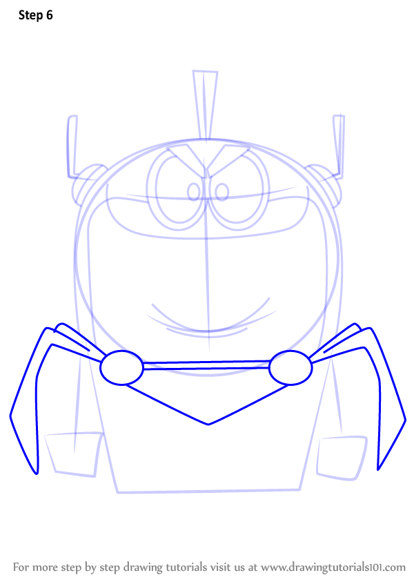 Step by Step How to Draw Atomic Puppet from Atomic Puppet